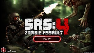 Gameplay SAS Zombie Assault 4 Nighmare Mode Map Survivors x2 [upl. by Colvin259]