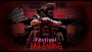 FNF  DDLC  Festival BAD ENDING Chart High Effort [upl. by Lilian]