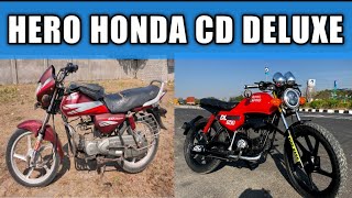 Hero Honda CD Deluxe Modified  Bike Modification 😯😯 🔥🔥 [upl. by Isoj816]