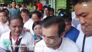 Manila mayoral candidate Isko Moreno arrives in Tondo to vote [upl. by Chrisy]