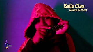 Bella Ciao La Casa de Papel Money Heist  Instrumental Version by Soham  COVERHarmonica  Music [upl. by Strep]