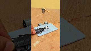 New cockroach trap with 1 stick dc motor 🪳🪤shortsvideo shorts trending experiment [upl. by Griffy]