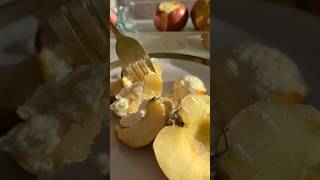 Baked apples 🍎 😋 autumn 🍂 dessert food recipe shorts apple appledessert [upl. by Rumilly]