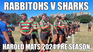 Rabbitohs v Sharks Harold Matthews Cup 2024 Pre Season [upl. by Laspisa]