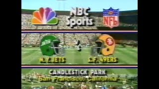 1986 Week 14  Jets vs 49ers [upl. by Swihart]