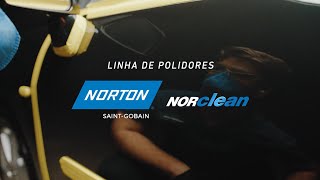 POLIDORES NORTON NORCLEAN  Seu talento nossos polidores combinação perfeita [upl. by Dirrej]