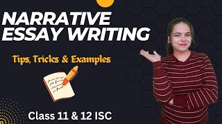 NARRATIVE ESSAY WRITING ISC 2024 Specimen Solution Class 11 amp 12 [upl. by Aicirtac981]