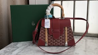 Goyard Sac Saïgon PM Rouge UNBOXING [upl. by Sliwa]