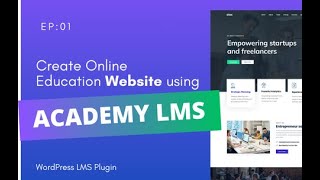 Welcome to Academy LMS  WordPress LMS [upl. by Kasper]