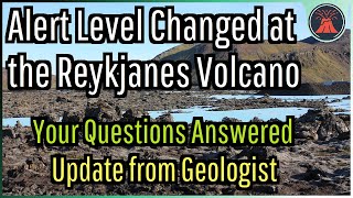 Iceland Volcano Update Alert Level Changed A Geologist Answers Your Questions [upl. by Aihsenat313]