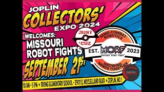 MORFSEMO Combat Robotics at Joplin Expo [upl. by Gellman]