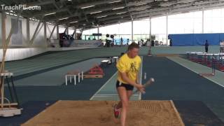 Pole Vault Training Drills at TeachPEcom [upl. by Nived]