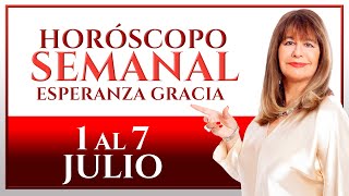 HORÓSCOPO DEL 1 AL 7 DE JULIO 2023  ESPERANZA GRACIA [upl. by Ajnot943]