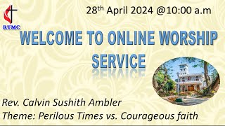 28th APRIL 2024  SUNDAY ONLINE SERVICE [upl. by Felicidad481]