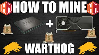 Crypto Mining Profits Soaring How To Mine WARTHOG [upl. by Bat]