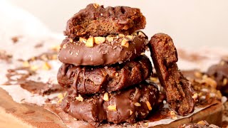 Chocolate Peanut Butter Dates Cookies  So Chewy amp Moist [upl. by Cull]