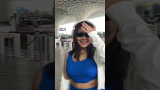 Neha Kakkar laughs at paps compliments❤️nehakakkar bollywood viralvideo shorts viralshort [upl. by Ier]