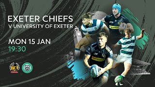 Exeter Chiefs Vs University Of Exeter  Kick Off 730pm [upl. by Titania]