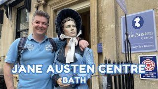 JANE AUSTEN CENTRE MUSEUM TOUR IN BATH ENGLAND [upl. by Sorel540]