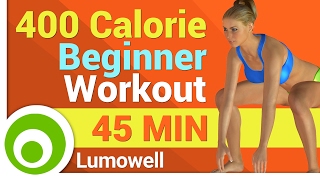 400 Calorie Workout for Beginners [upl. by Shayla]