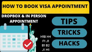 How to book US visa appointment  Tips tricks amp hacks [upl. by Haerle]