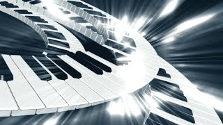 Piano Background Loop  Motion Graphics Animated Background Copyright Free [upl. by Lletnuahs]