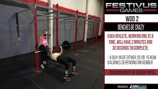 Festivus Games April 24th 2021 Teams of 3 WOD Standards [upl. by Golding]