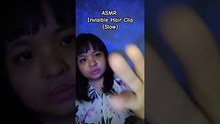 Slowly hairclip asmr asmrinvisiblehairclip asmrhairclip asmrhair asmrpersonalattention [upl. by Ariait]