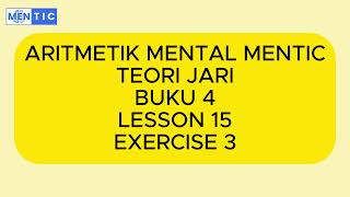 TEORI JARI  BUKU 4  LESSON 15  EXERCISE 3 [upl. by Hurlbut]