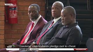 Matric exams  Gauteng matriculants pledge not to cheat [upl. by Debra]