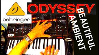 Behringer Odyssey beautiful ambient jam Nux Time core [upl. by Anitsirhc193]