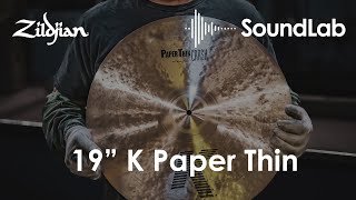 K Paper Thin Soundlab Crash 19“ [upl. by Erlene598]