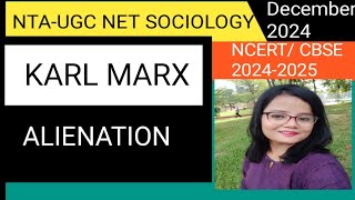 Alienation Karl Marx NTA UGC NET SOCIOLOGY  EduMentor An Open Learning [upl. by Hollenbeck257]