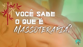 🔹Você sabe o que MASSOTERAPIA🔹 [upl. by Hovey]