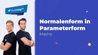 Normalenform in Parameterform umwandeln  StudyHelp [upl. by Atnahc944]