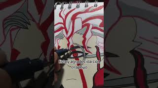 Dibujo de okarun con marcadores dibujante anime drawing [upl. by Hardigg]