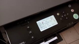 Canon MF4410 MFP printing a test page [upl. by Lough939]