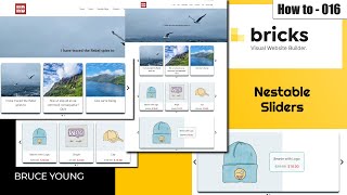 Bricks Builder Nestable Sliders using the query loop for posts amp products  single or 3 together [upl. by Jenesia681]