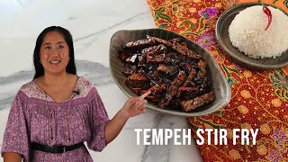 Quick amp Easy Tempeh Goreng Kicap  High Protein Vegan Meal [upl. by Koren]