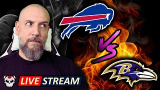 Ravens vs Bills SNF Livestream  Come Join the Insanity [upl. by Nilved]