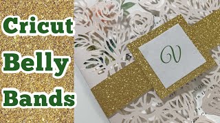 How To Make Belly Bands For Wedding Invitations [upl. by Annerahs]