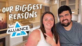 Why We Chose an Alliance Avenue Fifth Wheel features build quality company values amp more [upl. by Margaux]