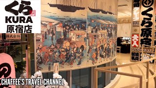 くら寿司 原宿 グローバル旗艦店 Z世代 世界一映える寿司×スイーツ KURASUSHI HARAJUKU TOKYO JAPAN VLOG  CHAFFEE’S TRAVEL CHANNEL [upl. by Lorolla114]