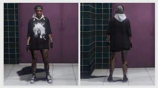 OUTFIT MUJER GTA 5 SIN TRANSFERENCIA ❤️💪👍 [upl. by Thera25]