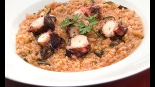 Receta de arroz caldoso con pulpo  Karlos Arguiñano [upl. by Ibot]