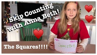 Skip counting the Squares  CC Math Week 10 [upl. by Yttel]