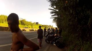 FABINHO DA HORNET  CBR1000 PEDINDO AJUDA AOS POLICIAIS RODOVIARIOS APÓS SOFRER TENTATIVA DE ASSALTO [upl. by Etz]