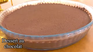 Sans Farine Sans sucre Seulement deux ingrédients Dessert au chocolat très facile [upl. by Eenaffit]