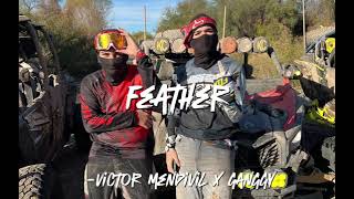 VICTOR MENDÍVIL X GANGGY  FEATHER audio oficial [upl. by Deroo]