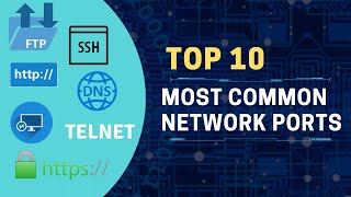 Top 10 Common Network Ports [upl. by Rosenquist]